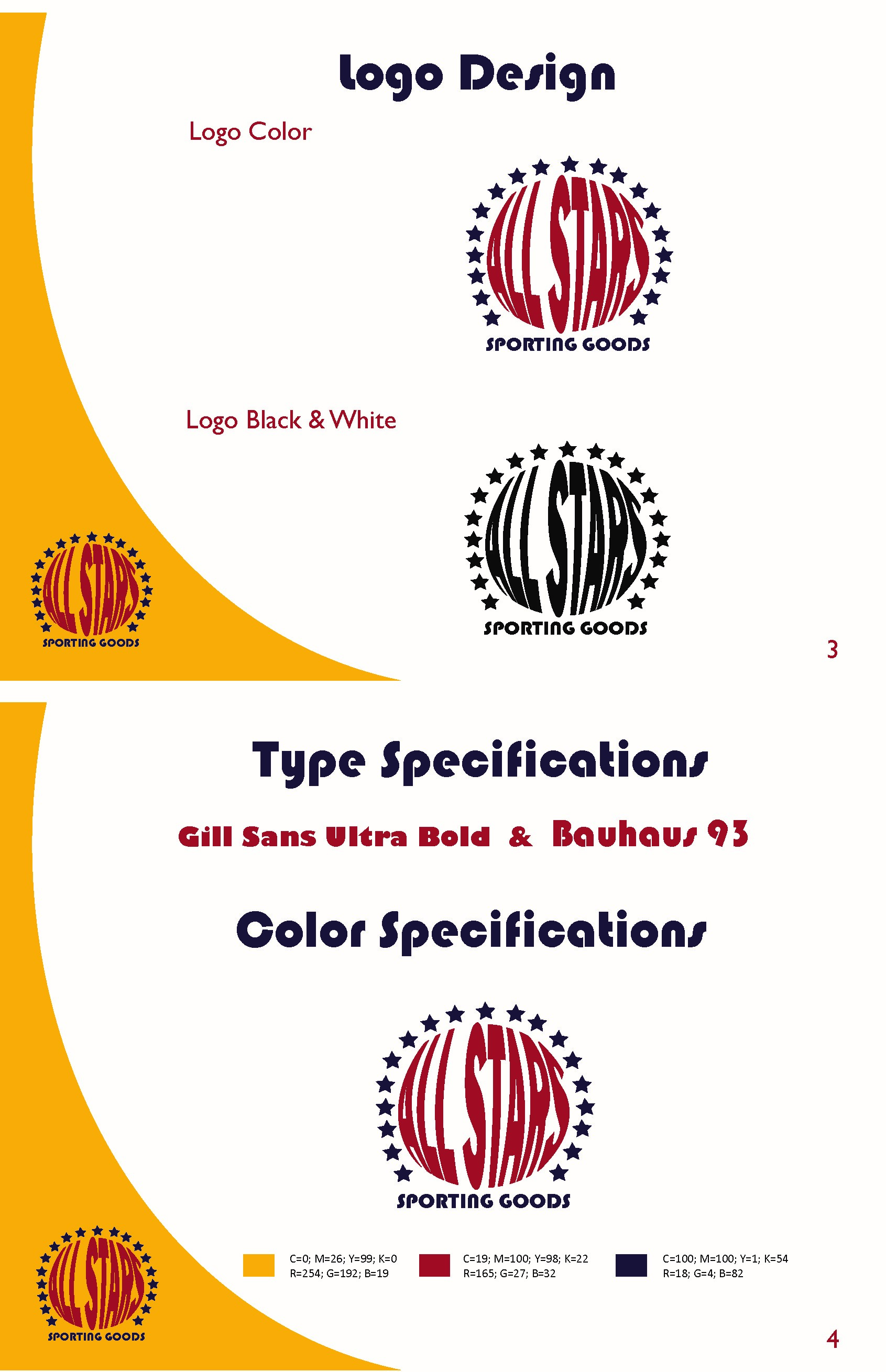 All Stars Sporting Goods Page 2